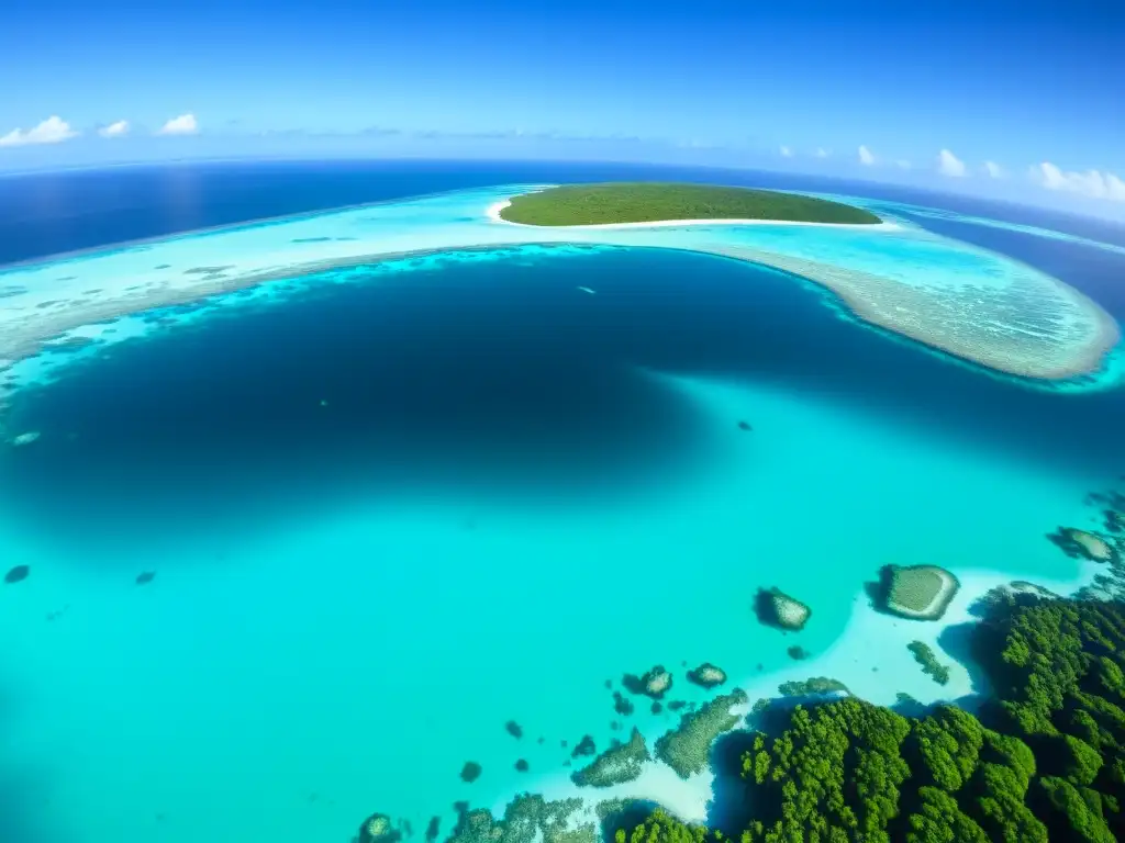 Explora la belleza de los arrecifes de coral en Bassas da India Explora la belleza del atolón misterioso Índico, con arrecifes de coral, peces coloridos y tortugas marinas en aguas cristalinas
