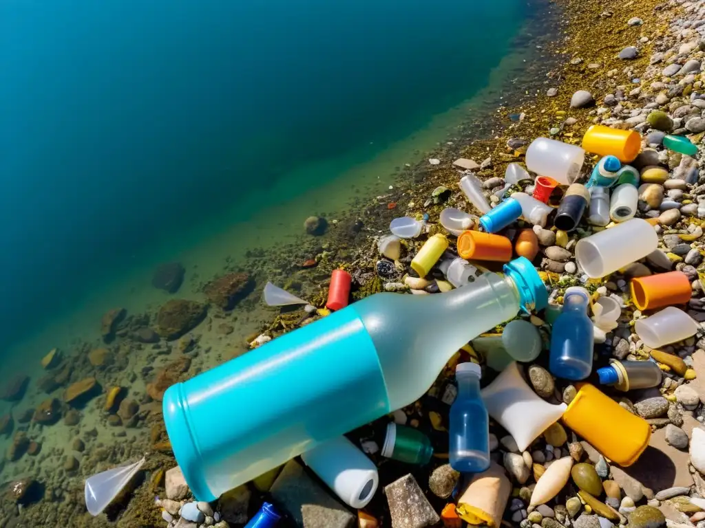 Devastador plástico contaminando Islas Georgias del Sur Desoladora contaminación plástica en las costas de las Islas Georgias del Sur, impacto en la vida silvestre