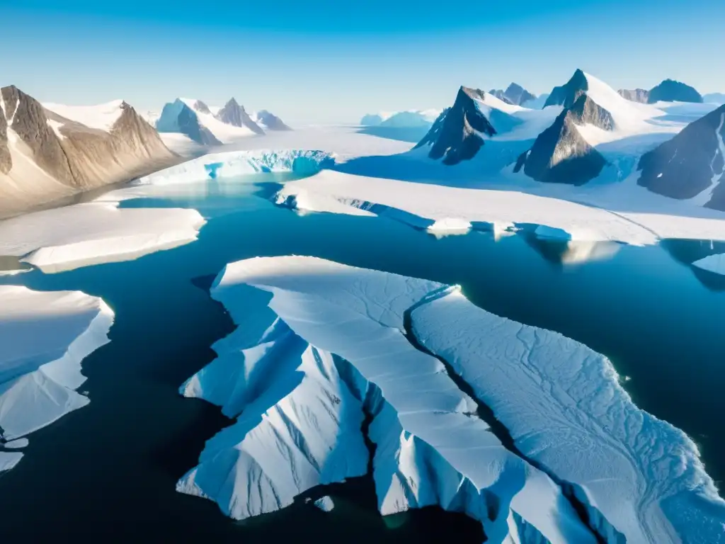 Exploradores en la glaciares de Groenlandia: Aventura polar Exploradores equipados exploran vida Groenlandia glaciar, capturando su esencia desafiante y asombrosa