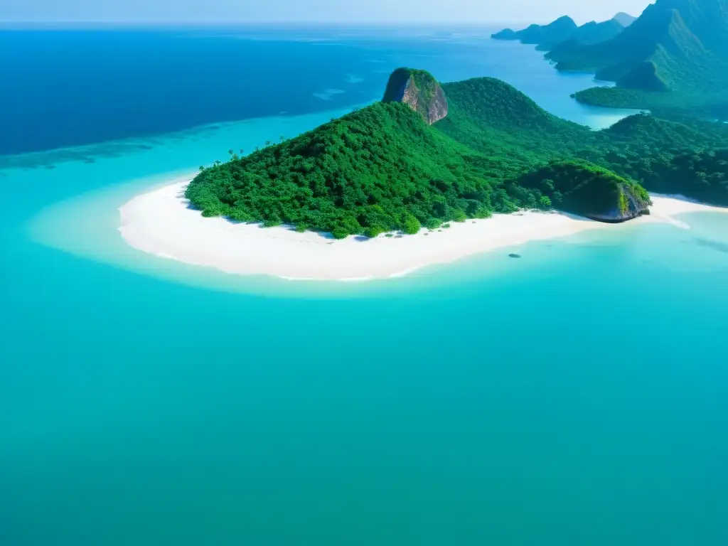 Paraíso remoto: Isla virgen en la Bahía de Bengala Expedición a islas remotas en la Bahía de Bengala: naturaleza virgen, playas de arena blanca y aguas turquesas cristalinas