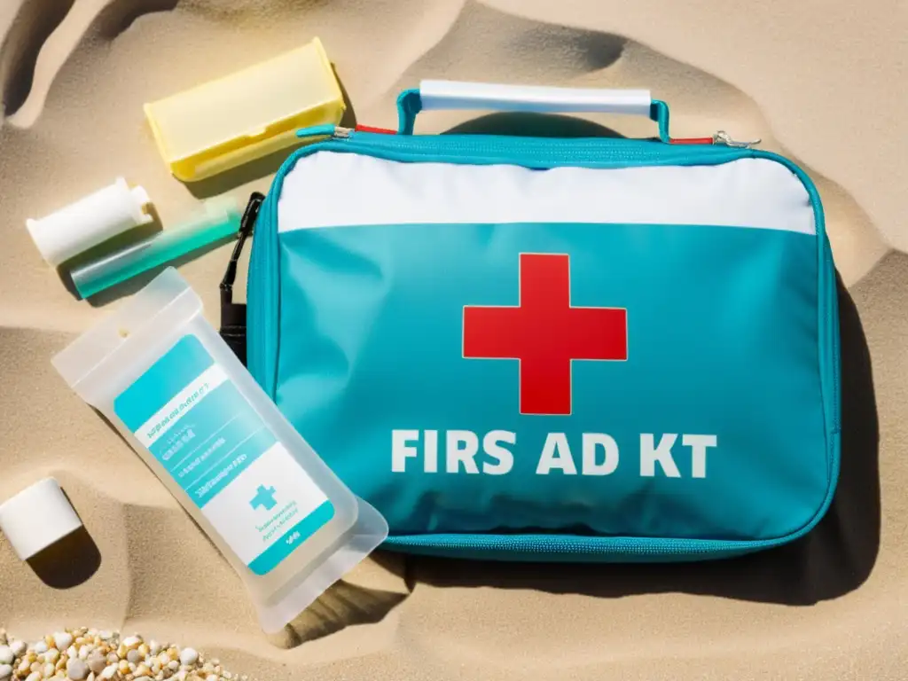 Kit de primeros auxilios en la playa Kits esenciales primeros auxilios islas: necesidad y belleza en la preparación