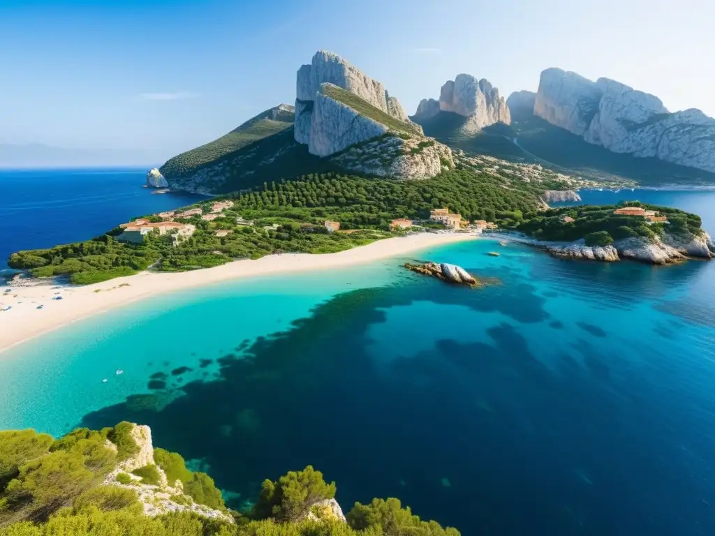 El majestuoso islote de Tavolara: belleza en el Mediterráneo La majestuosa isla de Tavolara se alza sobre aguas cristalinas del Mediterráneo
