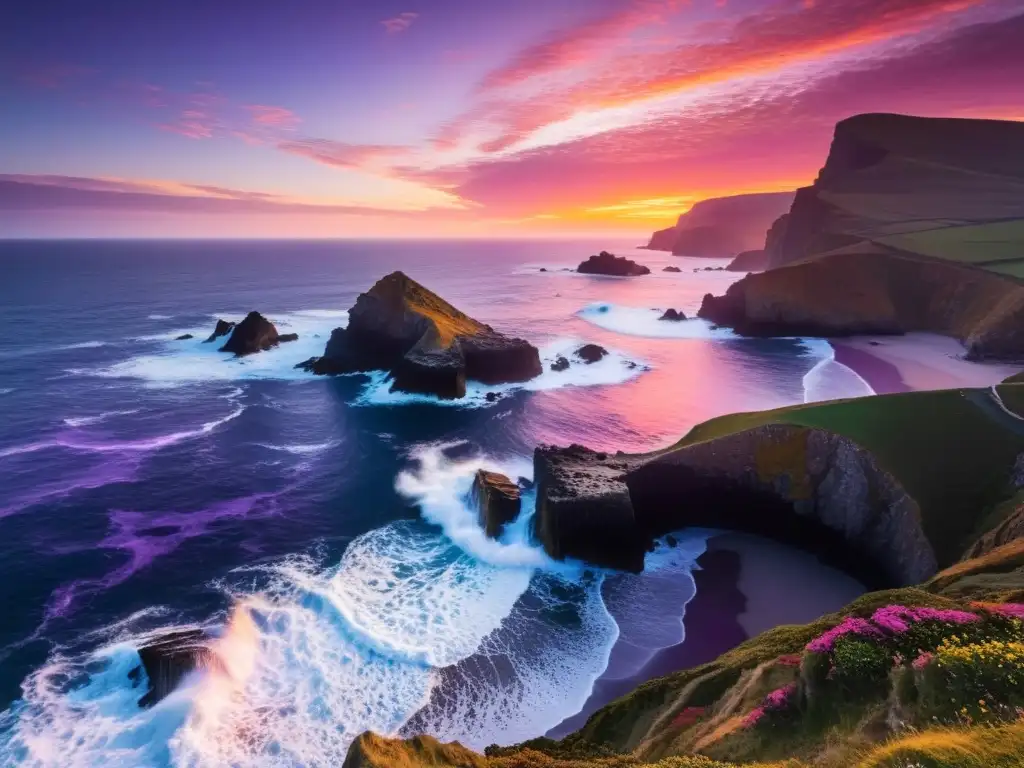 Puesta de sol espectacular en la costa de Timor-Leste Resiliencia y belleza Timor Oriental: Acantilados escarpados, olas chocando y pescador solitario capturan la esencia de Timor Oriental al atardecer