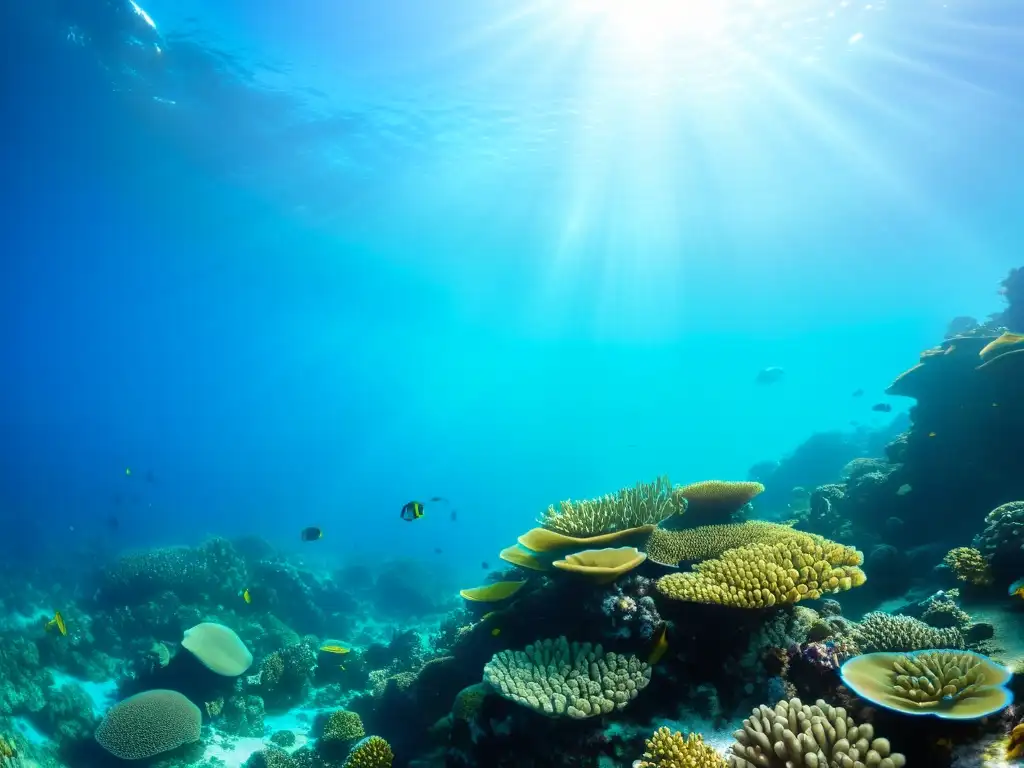 Arrecife de coral vibrante en Koh Tao: maravilla submarina Exploración submarina en la vibrante y diversa vida marina alrededor de la isla Tortuga, evocando asombro y maravilla